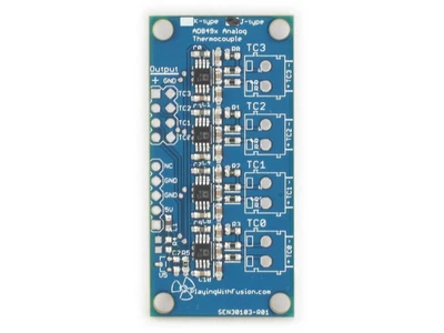 SEN-30103-J0 4-Channel J-Type Analog Thermocouple Amplifier and Signal Conditioner
 Image