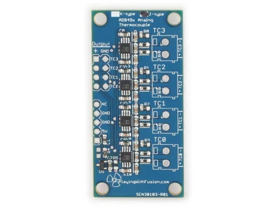 SEN-30103-J1 4-Channel J-Type Analog Thermocouple Amplifier and Signal Conditioner w Offset
 Image