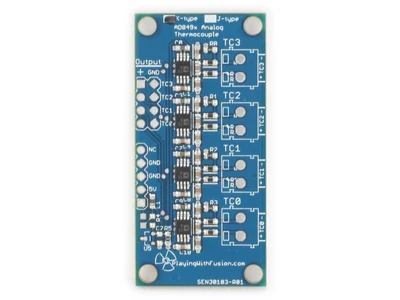 SEN-30103-K0 4-Channel K-Type Analog Thermocouple Amplifier and Signal Conditioner
 Image