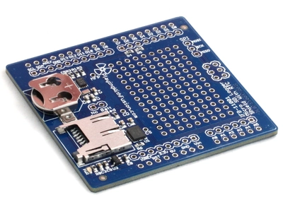 IFB-11001 SD Card Arduino Shield with Real Time Clock
 Image