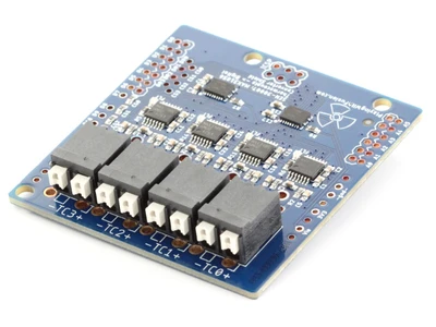 SEN-30007-W 4-Channel Universal Thermocouple MAX31856 SPI Arduino Shield (PUSH IN)
 Image