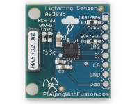 SEN-39001 Digital Lightning Sensor AS3935 SPI and I2C Breakout Kit
 Image